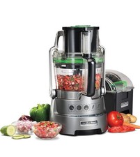 Hamilton Beach 14 Cup Food Processor 3L Electric Chopper Dicer 600W Kitchen Tool