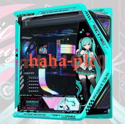New Asus ROG GR701 Hatsune Miku Customized computer case black Fast delivery*y
