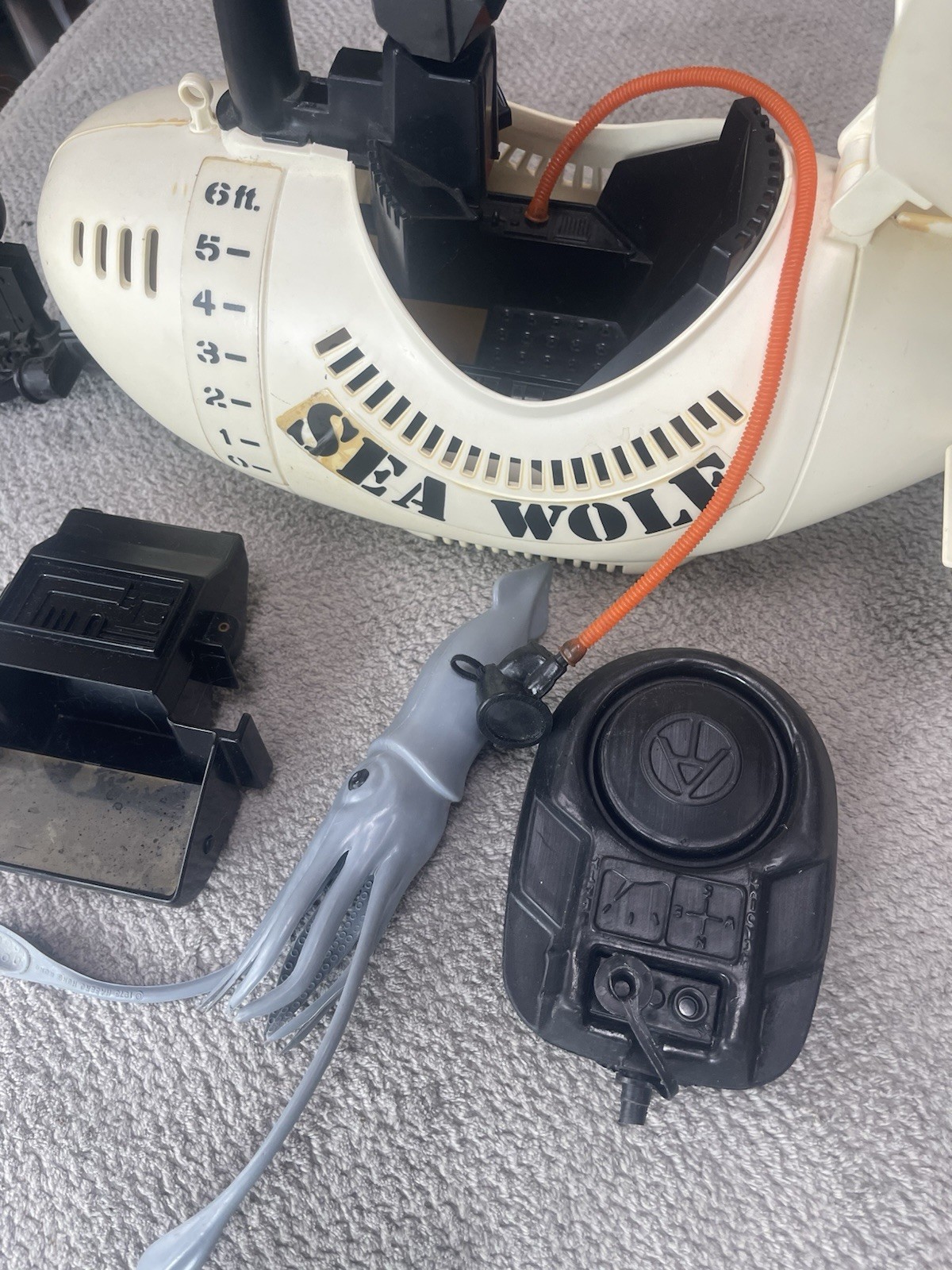 GI JOE Fantastic Sea Wolf Submarine , Adventure Team 1975 Vintage 1/6 Scale AT