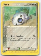 Aron 56/100 EX Sandstorm Pokemon TCG DM