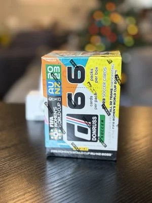 PANINI 2023 FIFA World Cup Donruss Women's Soccer Trading Card Blaster Box 6 Packs 🌏