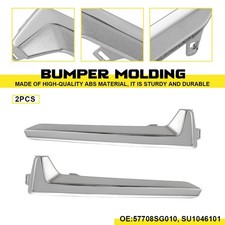 2X Left Right Front Fog Light Cover Trim Chrome For 2017-2018 Subaru Forester EJ