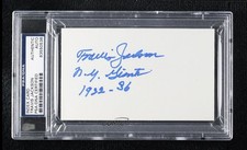 PSA/DNA Authenticated Travis Jackson Certified Authentic Auto Auto HOF 1rt7