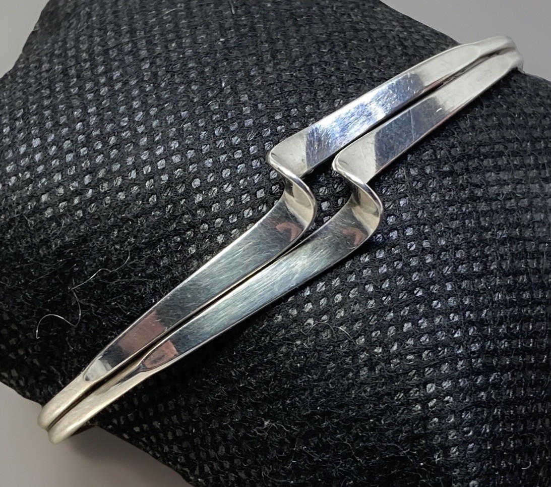 Artisan HandMade 925 Sterling Silver Split Double… - image 6