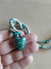 Vintage Native American Heart Necklace With Maker's Mark — photo 8