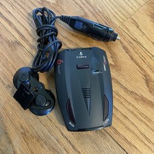 Cobra 360 Laser 6 Band Dash Radar Detector ESD 7000 w/Charging Cable Works 