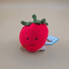 Jellycat Fabulous Fruit Strawberry - AUTHENTIC - NEW WITH TAGS