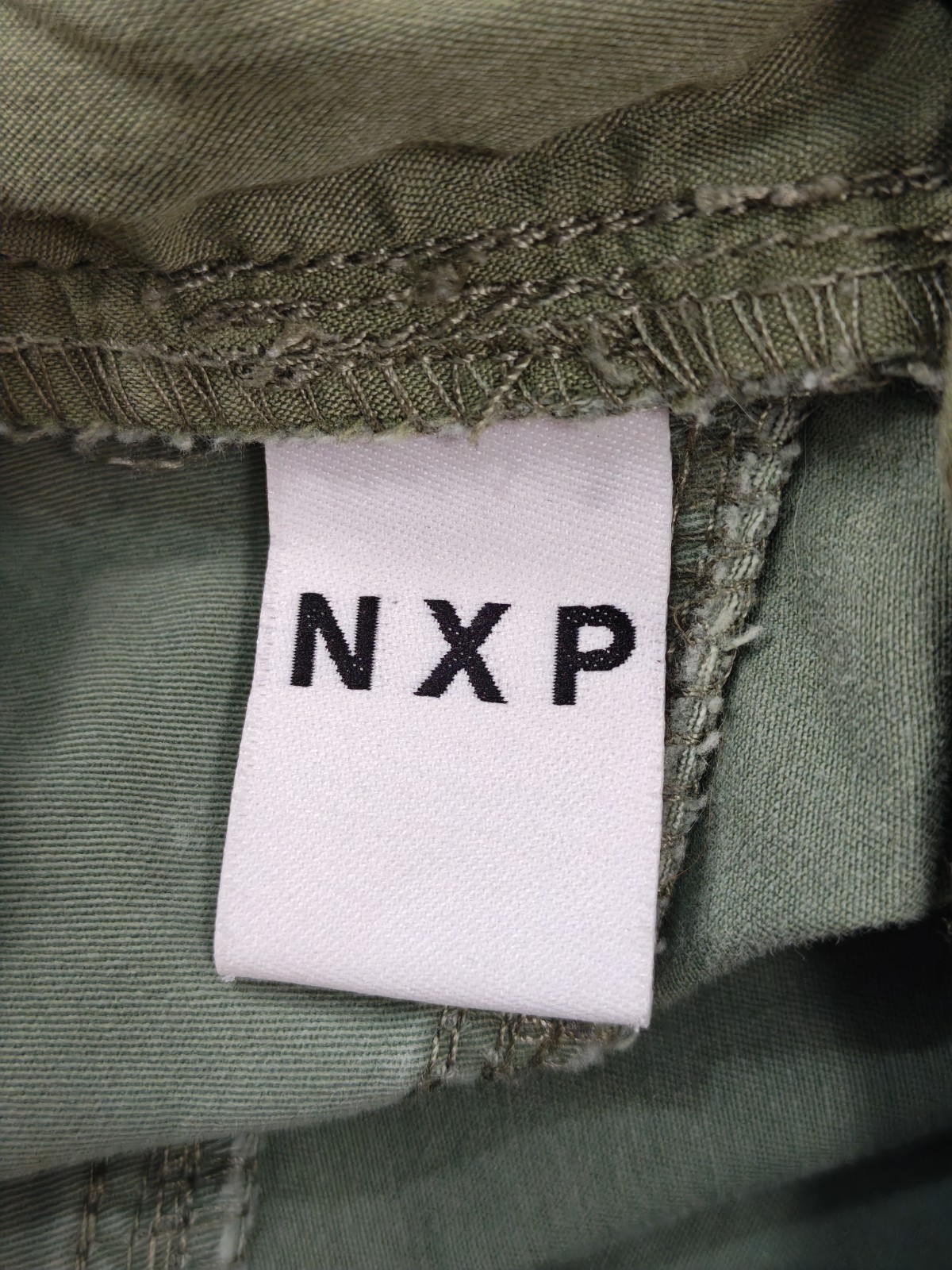 NXP Nena & Pasadena Jogger Pants Men's Size 34W 28L Khaki Cuffed Tapered Flight image 6