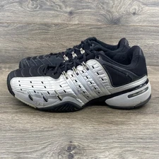 Adidas Barricade Men Tennis Shoes Black Silver Athletic Sneakers Size 14