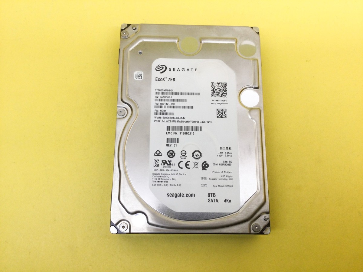 Seagate Enterprise 8TB 7.2K SATA 6Gb/s 4Kn 3.5'' HDD ST8000NM0045