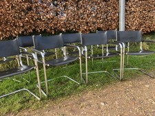 Get true Bauhaus style Set of 8 high quality Marcel Breuer Chairs S34