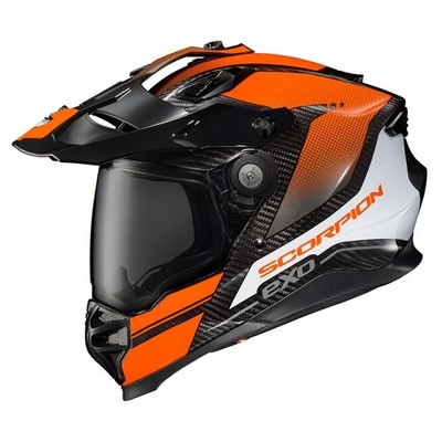 Scorpion XT9000 Carbon Vollgesichts-Trailhead-Helm Lg Orange
