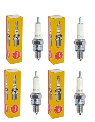 4x NGK 4629 STANDARD C7HSA SCOOTER SPARK PLUG TUNE UP Chuma Tank 200 Efi GY6 GY7
