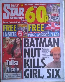 SUNDAY STAR 22 July 2012 Imogen Thomas Jodie Marsh Helen Flanagan Olympics