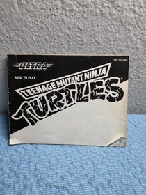 Teenage Mutant Ninja Turtles (NES, 1989) cartuccia, manuale e custodia. Testato