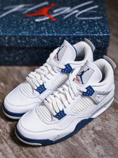 Jordan 4 "Midnight Navy" Retro Men's Mid Top Basketball Shoes