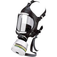 Ekastu 466 607 C607/F Full Face Mask Respirator Without Filter Dimen
