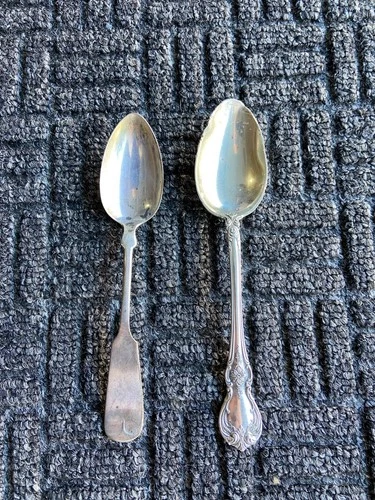 2  Vintage TOWLE  Sterling Silver  Spoons  3.6 oz