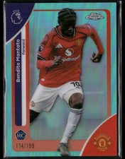 2026 Topps Chrome Premier League Bendito Mantato #139 Aqua RC Rookie 174/199