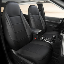 Front Car Seat Cover for Jeep Wrangler TJ 1997-2006,Leather Bucket Seat Covers C