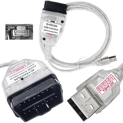 K+DCAN USB-Schnittstelle mit Schalter - kompatibel mit BMW OBDII
