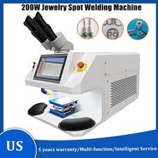 Saldatrice a punti gioielli 200 W saldatrice laser per metallo oro argento US