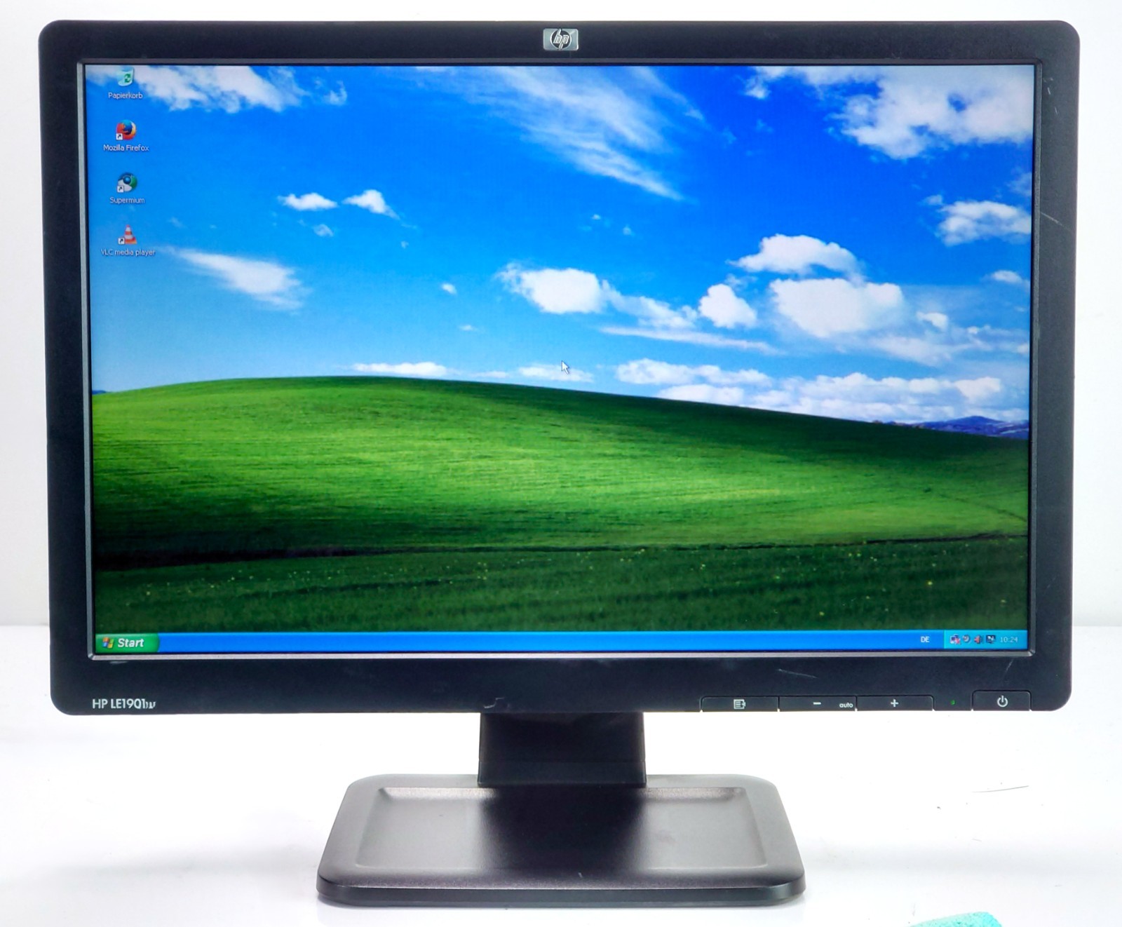 HP LE1901w 19 pollici LCD TFT computer monitor PC VGA 1440 x 900 16:10 Win. 98/XP/7
