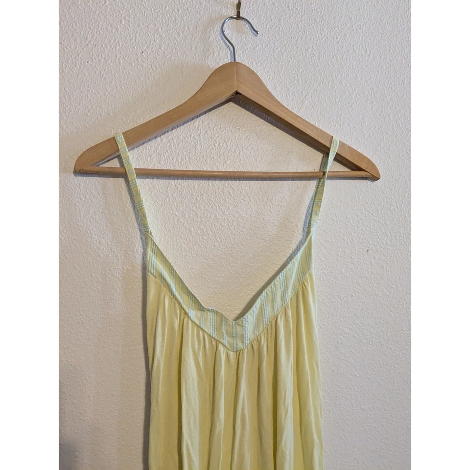 vintage 2008 old navy 100% cotton yellow night gown size XL - Image 3 of 4