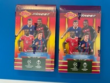 2x Box Lot: 2022-23 Topps Finest Flashbacks UEFA Club Competitions Hobby Box