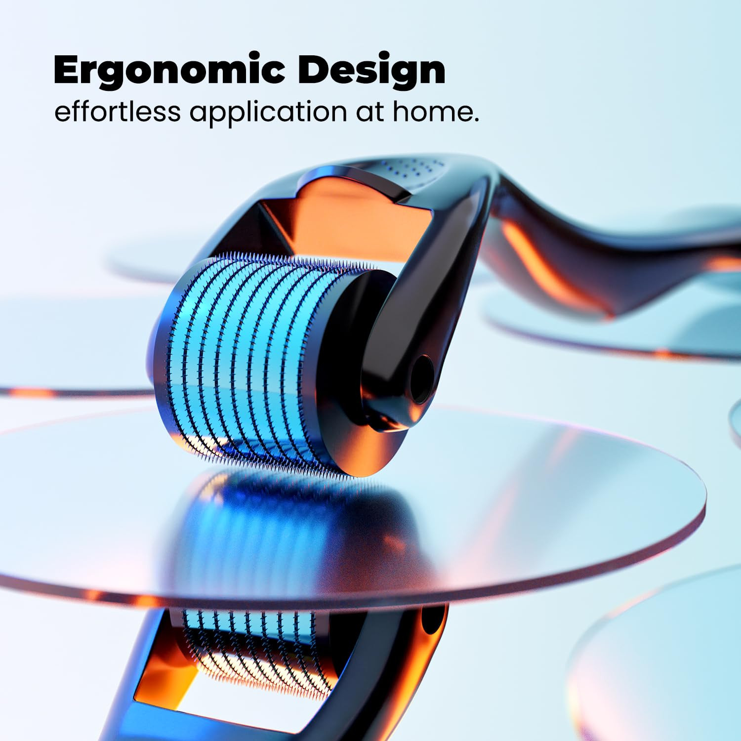 Derma Roller for Hair Beard Facial Skin Face Body Scalp 540 Titanium Microneedle