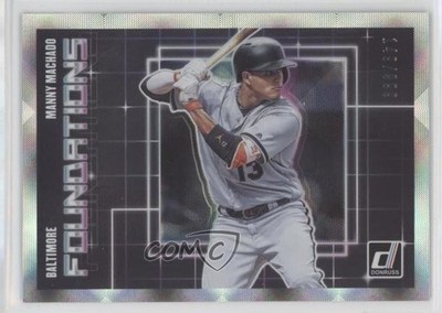 2018 Panini Donruss Foundations 149/999 Manny Machado #F3 18wm