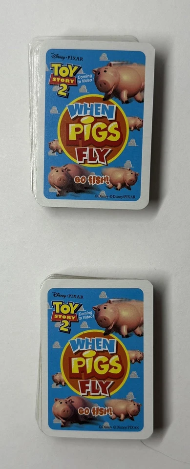 Lote Disney Toy Story 2 Juegos de Cartas Go Fish Concentración Old Maid Sin Instrucciones Foto 4 de 4