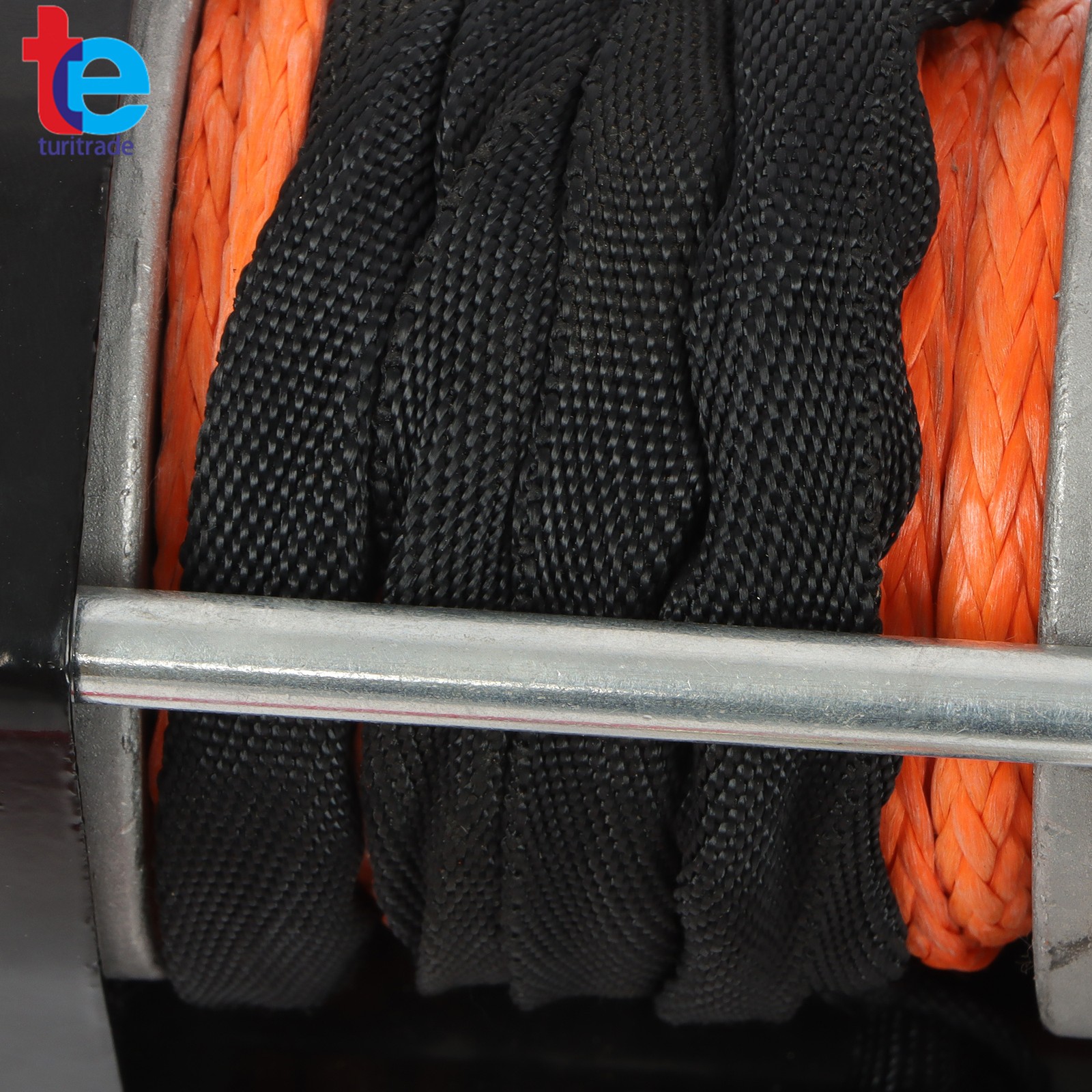 3500lbs Electric Winch 12VDC/1.5HP Copper Motor With 3/16" x 39' Synthetic Rope