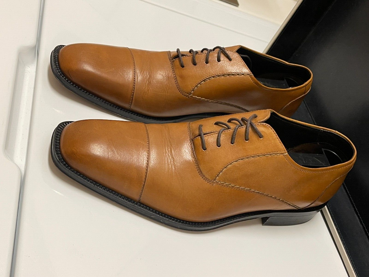 Banana Republic Shoes Size 9 M Brown Lace Up Leather Oxford Toecap Dress Shoes