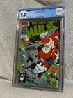 The Incredible Hulk vs Santa #378 Marvel Comics CGC Graded 9.0 02/91 1991
