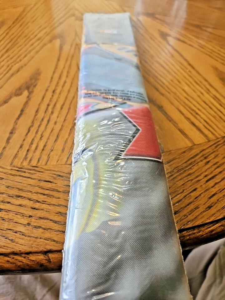 Флаг Nascar Steve Park 22 дюйма x 28,5 дюйма ШТАМПОВАННЫЙ совершенно НОВЫЙ никогда не открывался - Изображение 3 из 4