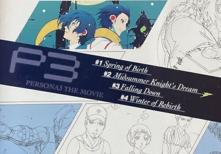 Persona 3 The Movie Official Illustrations Book Japan Design Art