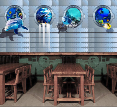 3D Creative Ocean 4567 Wallpaper Mural Wall Print Wall Wallpaper Murals US Coco