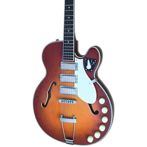 Airline Guitars H59 - Honeyburst - Semi-Hollow Electric Guitar - NEW!