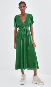 zara emerald dress