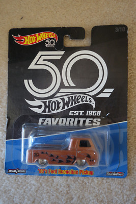 2017 50 YEARS HOT WHEELS - '60's FORD ECOLINE PICK-UP - BRAND NEW IN BUBBLE BOX