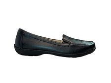 Naturalizer Women  s Shoes Black Leather Kimmy Loafers Size 6 M