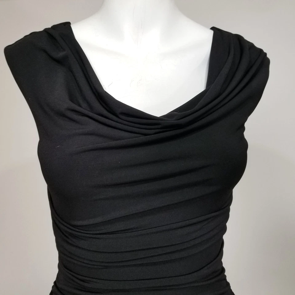 Vestido BCX Body Con XS Negro Elastizado Adelgazante Bling Club Gótico Punk Alt Juegos con disfraces Foto 3 de 4