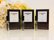 3 Burberry Hero Parfum Spray Sampler Vial 1.5 ml 100 Authentic FRESH