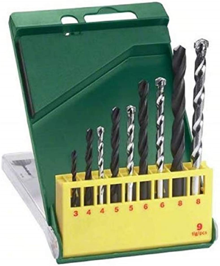 BOSCH - SET 9 PUNTE METALLO HSS E MURO