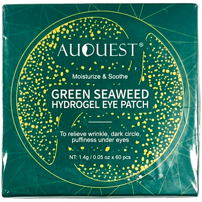 Green Seaweed  Eye Patches Anti-Wrinkle Hydrogel Eye Patches for Puffy Eyes (60)