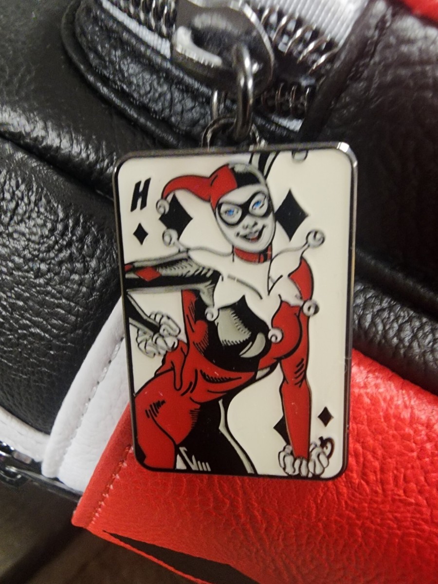NWT LoungeFly DC Harley Quinn Mini Backpack GameStop Exclusive 30th Anniversary $_12.JPG?set_id=880000500F main image 4