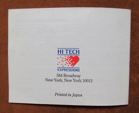 SESAME STREET BIG BIRD 'S HIDE & SPEAK Instruction Manual - No Game NES Nintendo