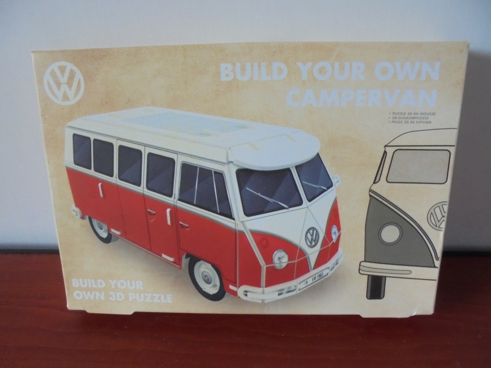 vw camper van 3d puzzle