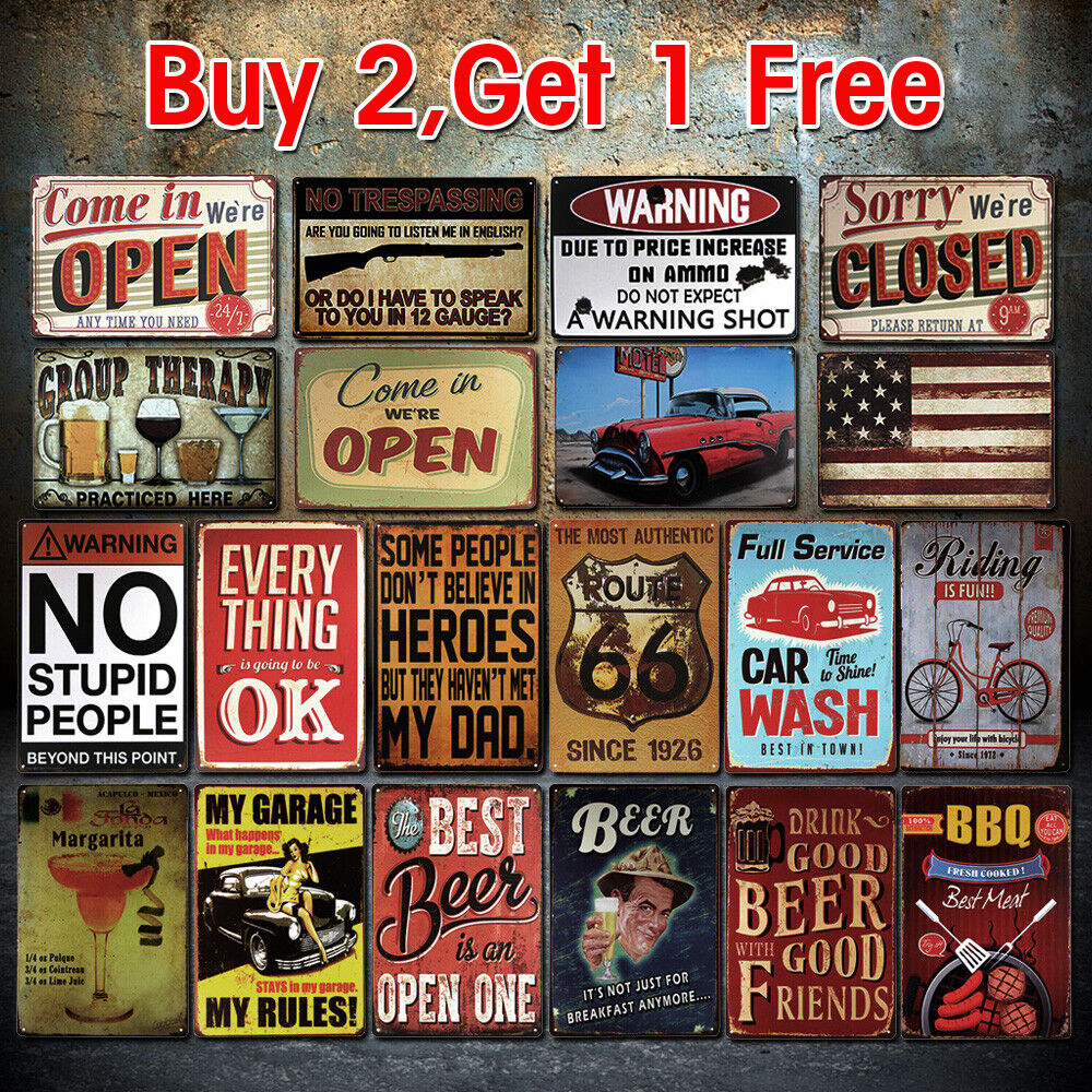 Vintage Tin Metal Free Beer Tomorrow Sign Funny Home Bar/Pub/Tavern Wall Decor Vintage Tin Metal Free Beer Tomorrow Sign Funny Home Bar/Pub/Tavern Wall Decor